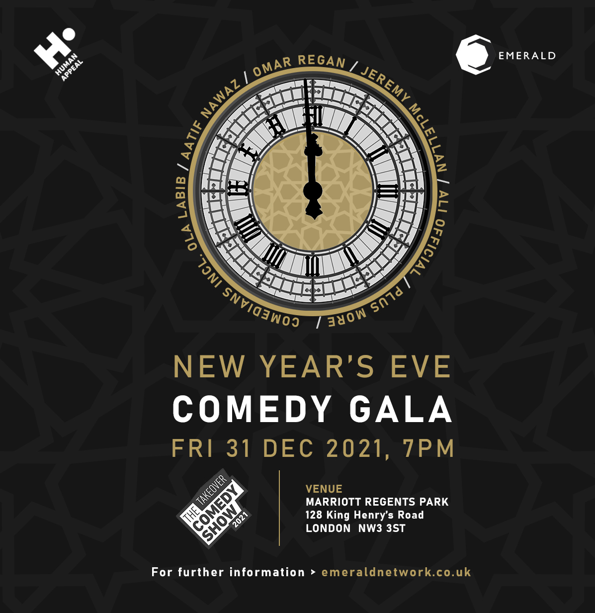 New Year’s Eve Comedy Gala 2021